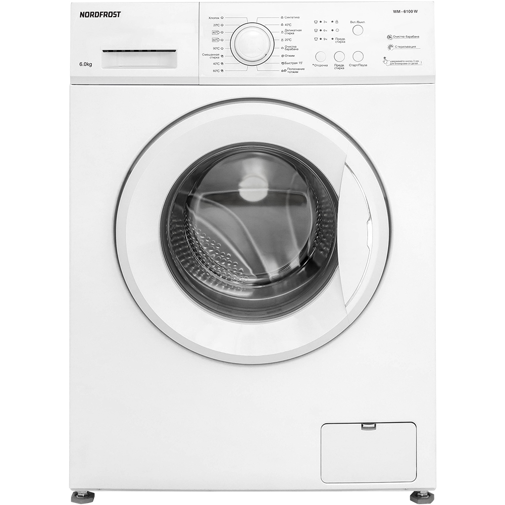 картинка Стиральная машина Nordfrost WM 6100 W 