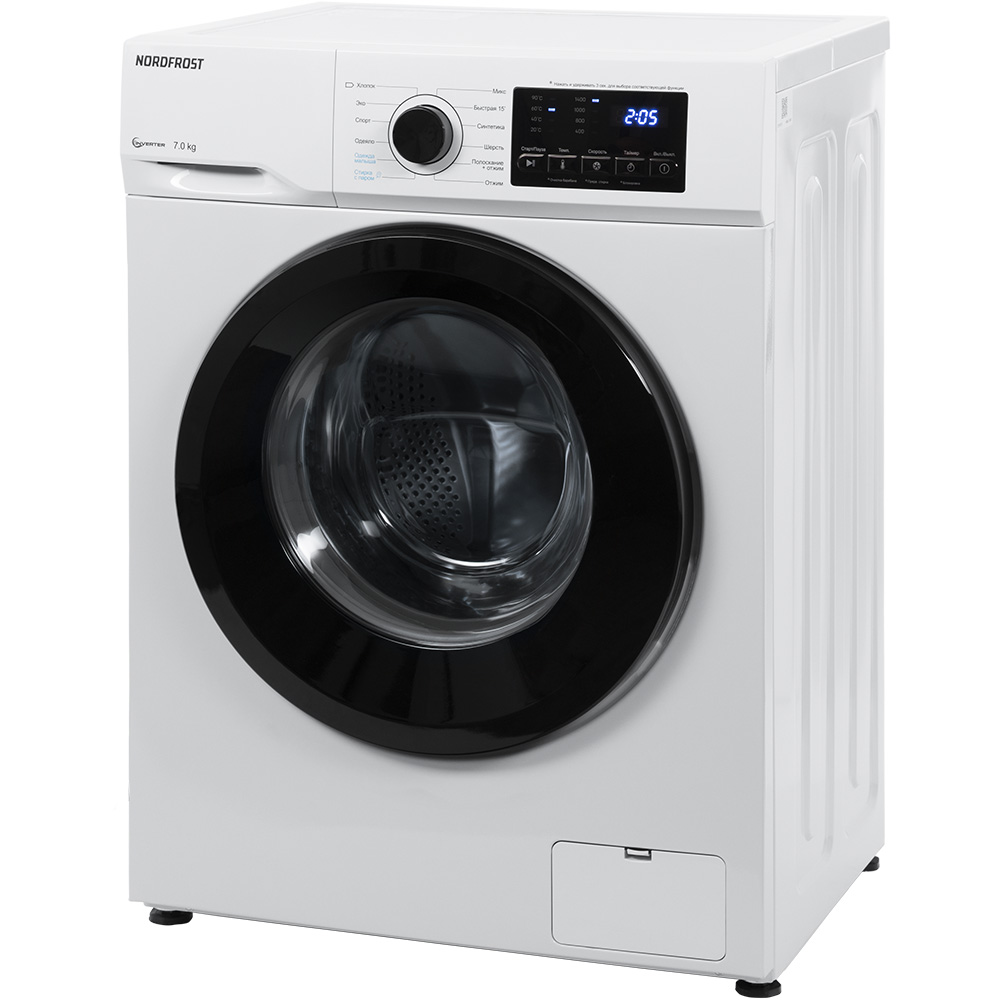 картинка Стиральная машина с паром Nordfrost I-WSQ4 7140 W 