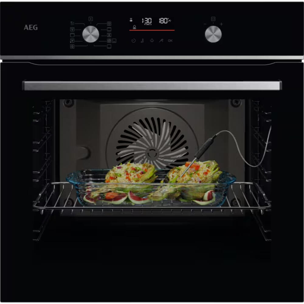 картинка Электрический духовой шкаф Aeg OS6CB531AB черный 
