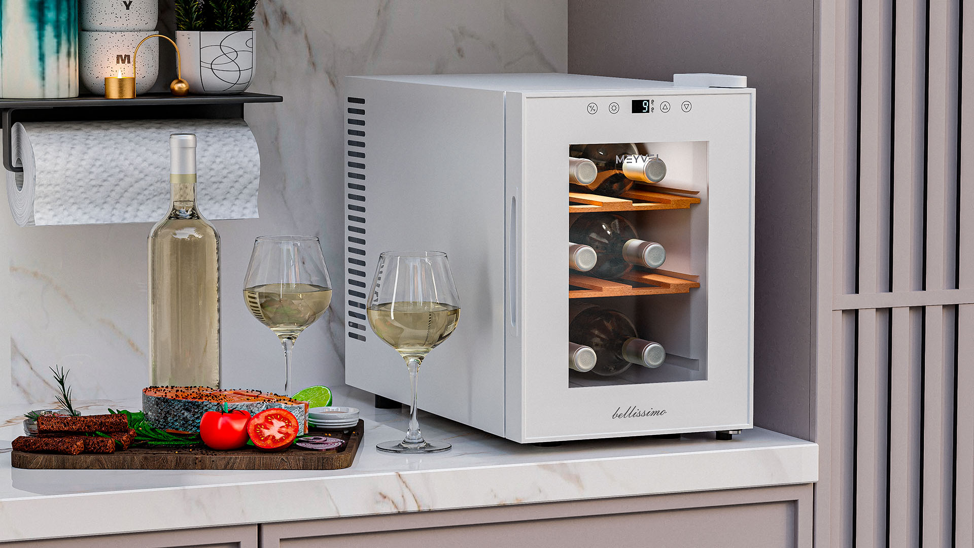 картинка Отдельностоящий винный шкаф Meyvel MV06-TWF1-Следующий 