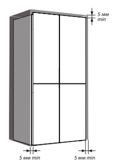 картинка Полувстраиваемый холодильник Nord i-RFQ 550 B 