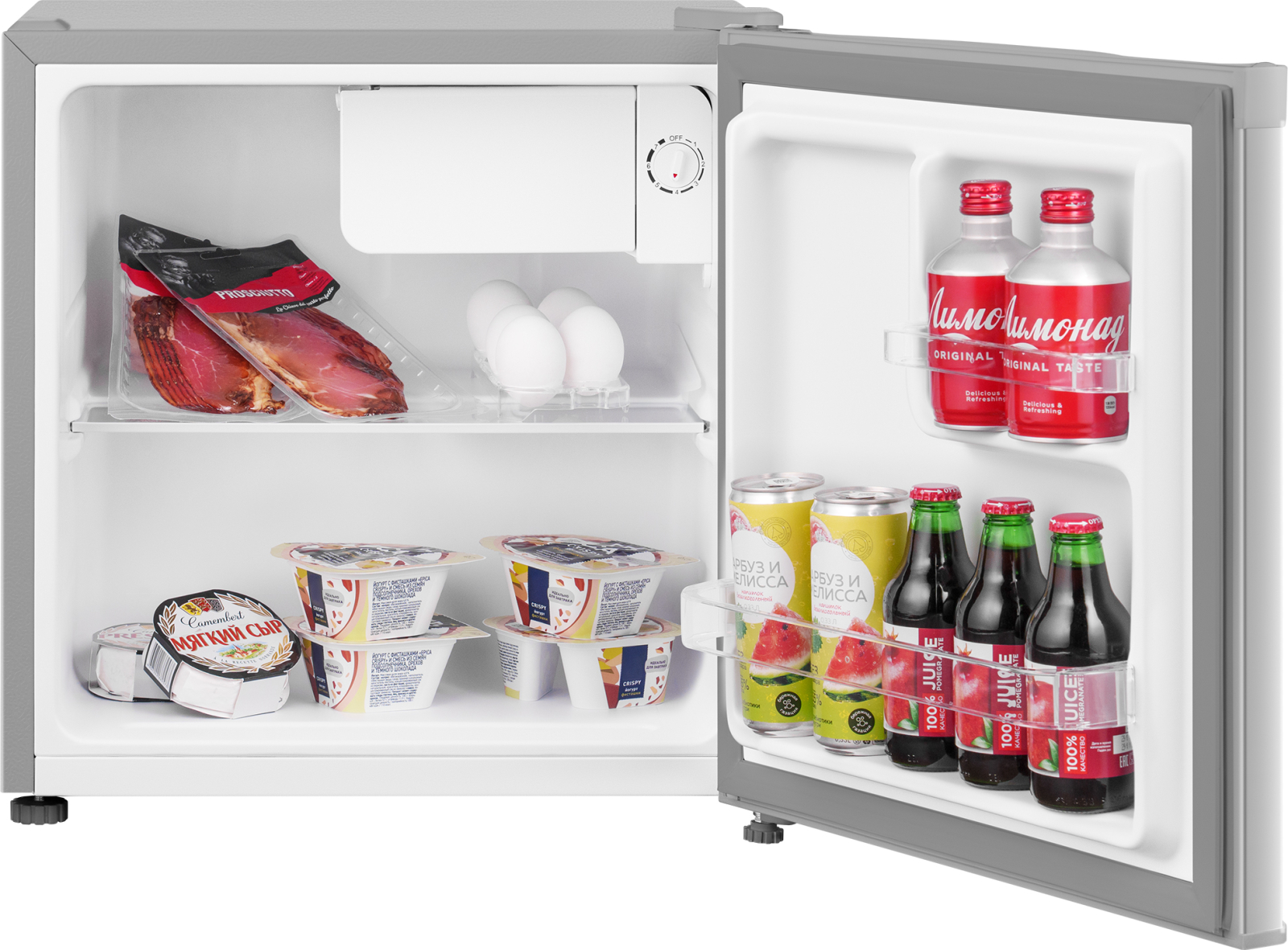 картинка Отдельностоящий холодильник Weissgauff WR-046 Defrost Silver 