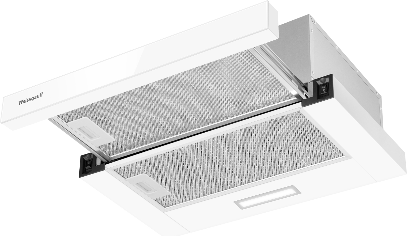 картинка Кухонная вытяжка Weissgauff TEL 500 White Glass 