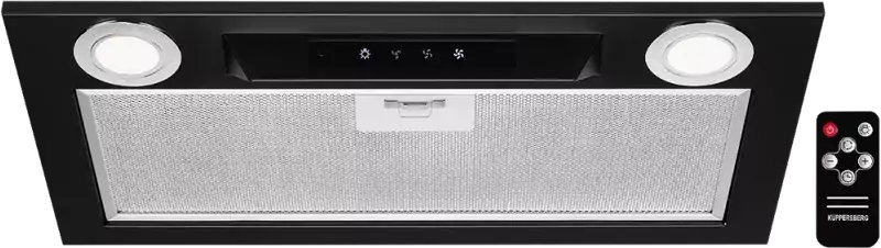 картинка Кухонная вытяжка Kuppersberg INLINEA 52 BLACK 