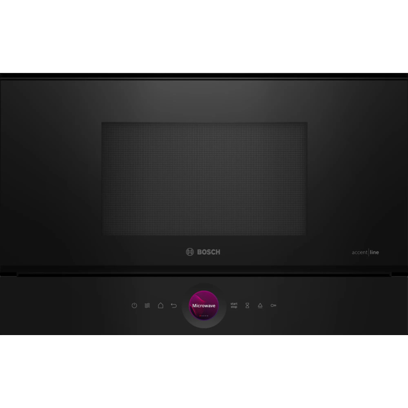 картинка Микроволновая печь встраиваемая Bosch BFL9221B1 черный 