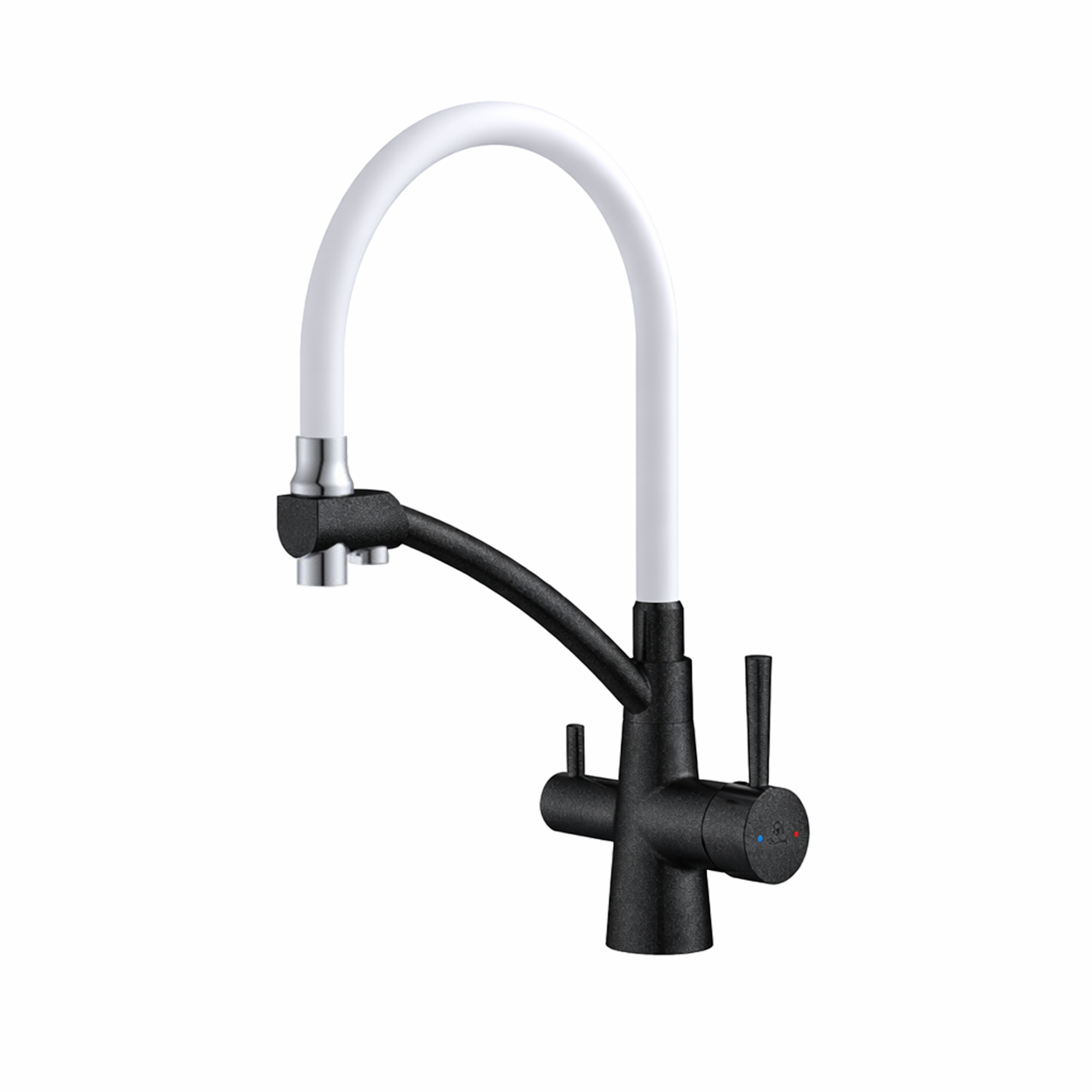 картинка Смеситель Gerdamix BROOKS (Fl) white 