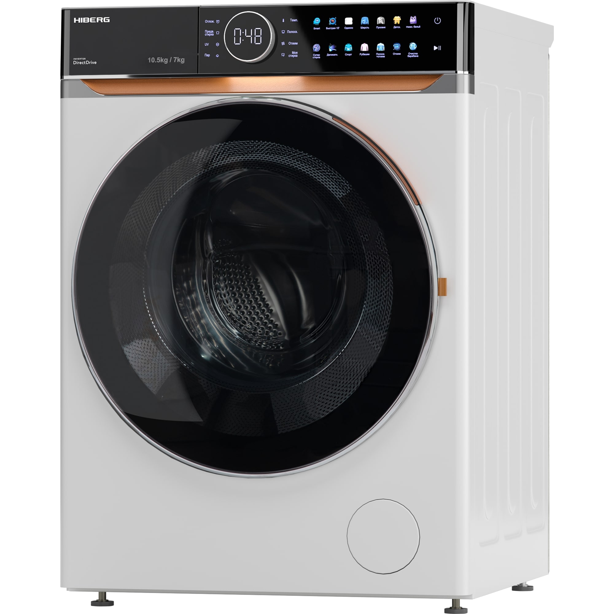 картинка Стиральная машина с сушкой Hiberg I-DDQ10 - 10714 W 