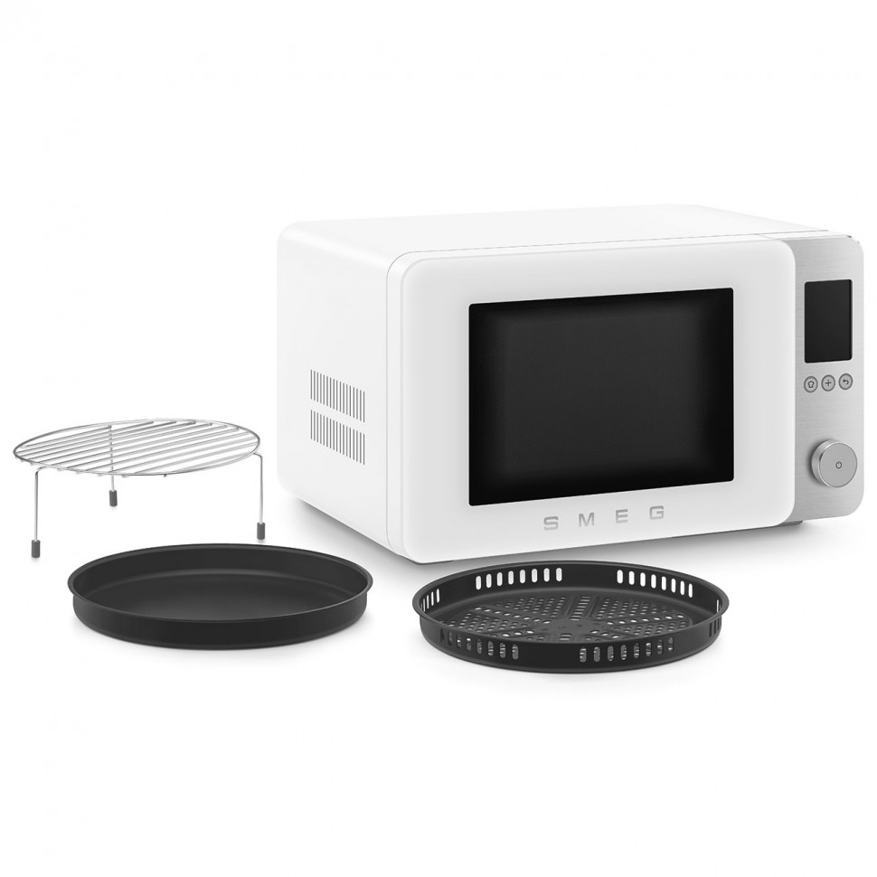 картинка Микроволновая печь отдельностоящая Smeg MOC02WHMEU 