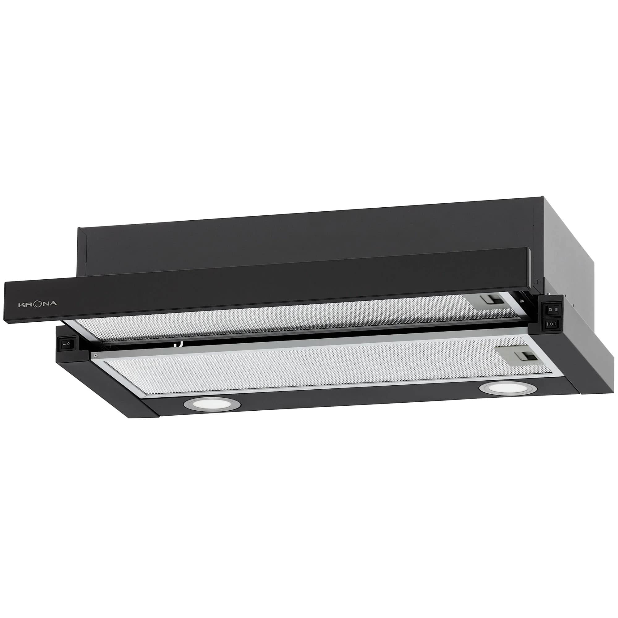 картинка Кухонная вытяжка Krona KAMILLA T 600 BLACK (2 мотора) 