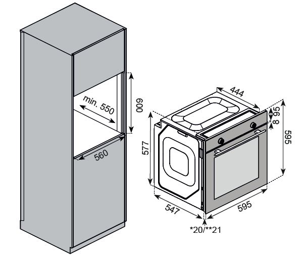 картинка Духовой шкаф Kuppersberg SR 610 ANT Silver  