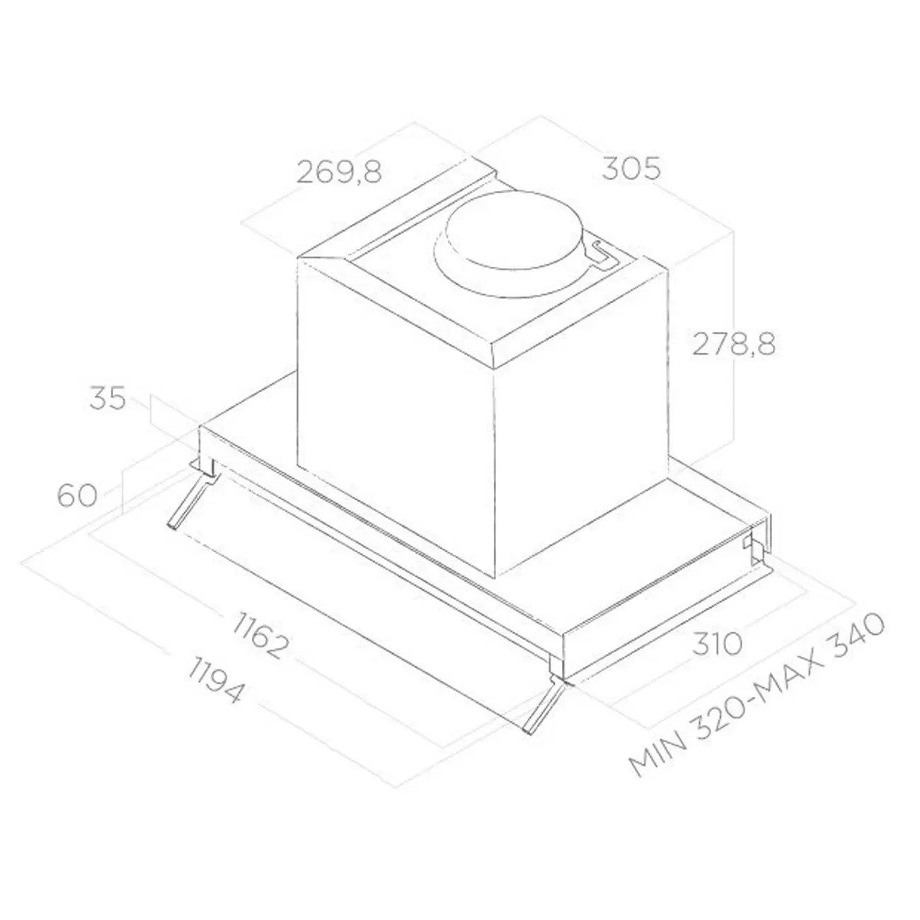 картинка Кухонная вытяжка Elica BOXIN PLUS IXGL/A/120 