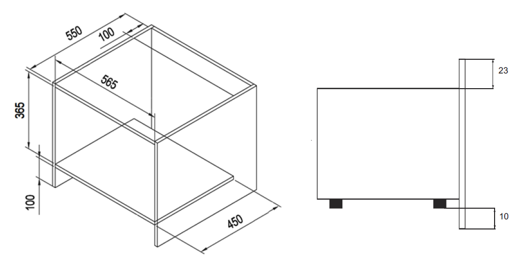 картинка Микроволновая печь встраиваемая Weissgauff HMT-225 Touch Grill 