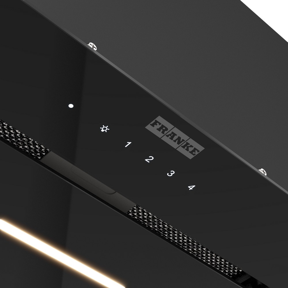 картинка Кухонная вытяжка полновстраиваемая Franke LUCE 60 BK  картинка Кухонная вытяжка полновстраиваемая Franke LUCE 60 BK