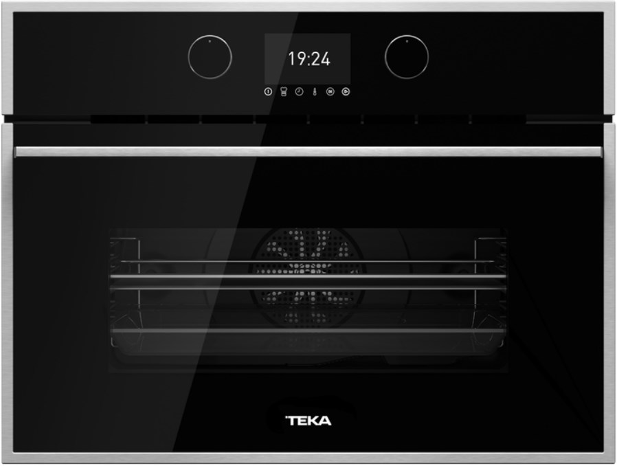 картинка Электрический духовой шкаф с функцией СВЧ Teka HLC 847 C BLACK-SS 