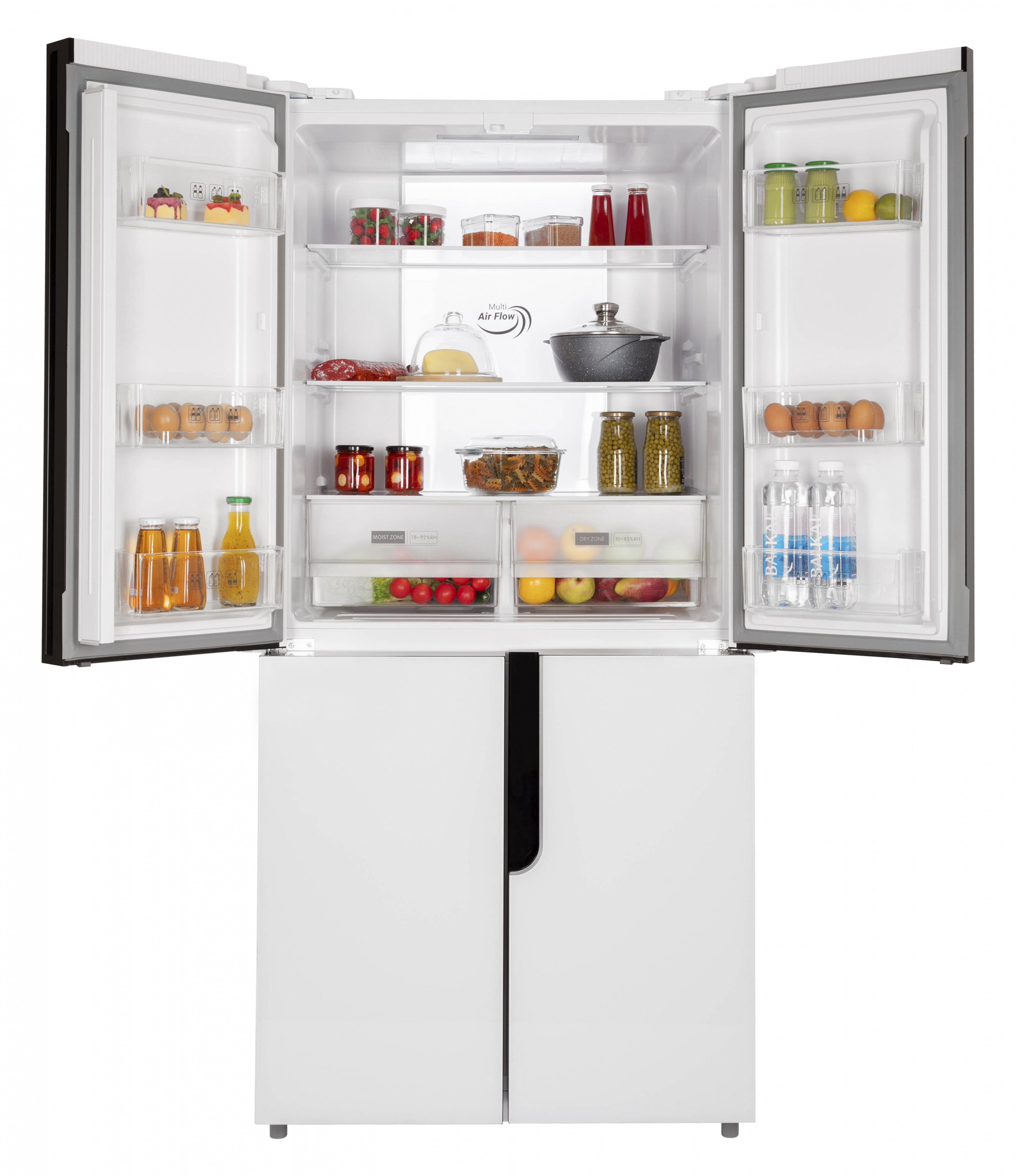 картинка Отдельностоящий холодильник Nordfrost RFQ 510 NFGW INVERTER 