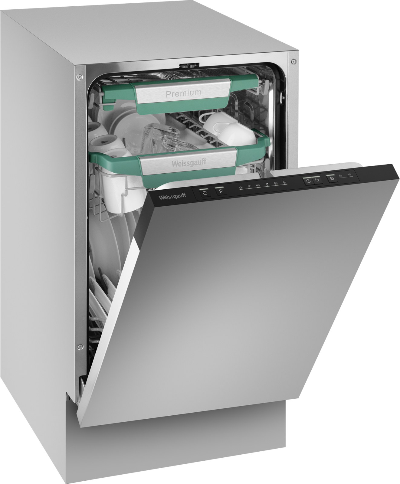 картинка Посудомоечная машина Weissgauff BDW 4536 D Inverter AutoOpen Infolight 