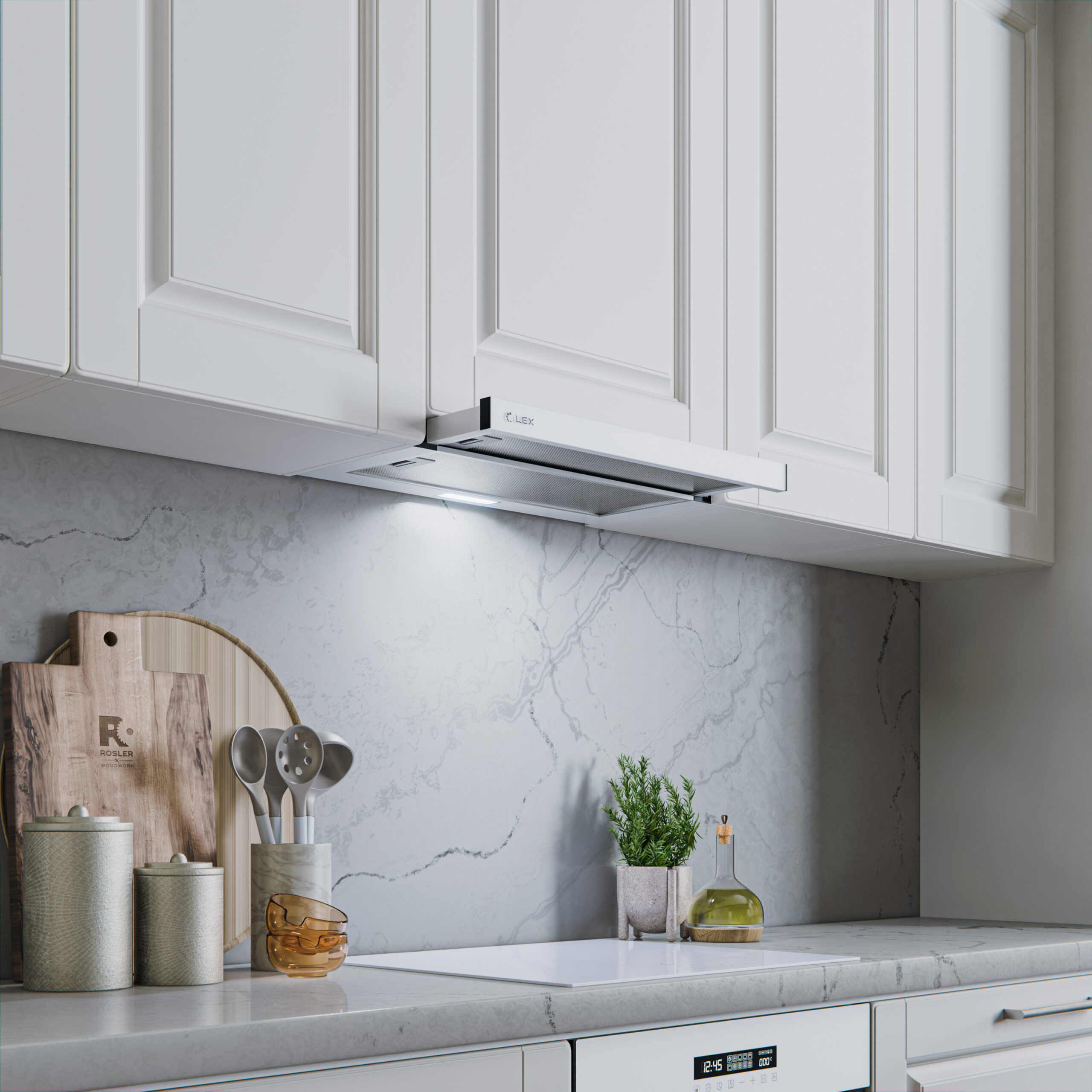 картинка Кухонная вытяжка Lex HOGAN 500 WHITE 