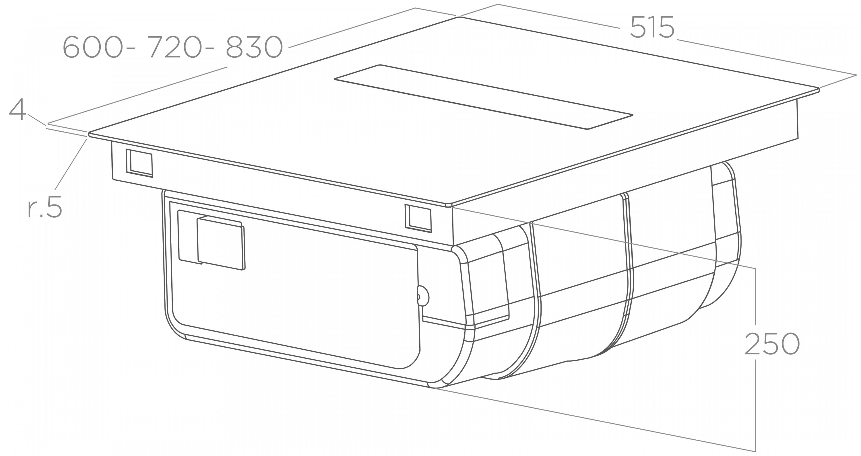картинка Варочная панель с вытяжкой Elica NIKOLATESLA VELVET BL/A/60  картинка Варочная панель с вытяжкой Elica NIKOLATESLA VELVET BL/A/60