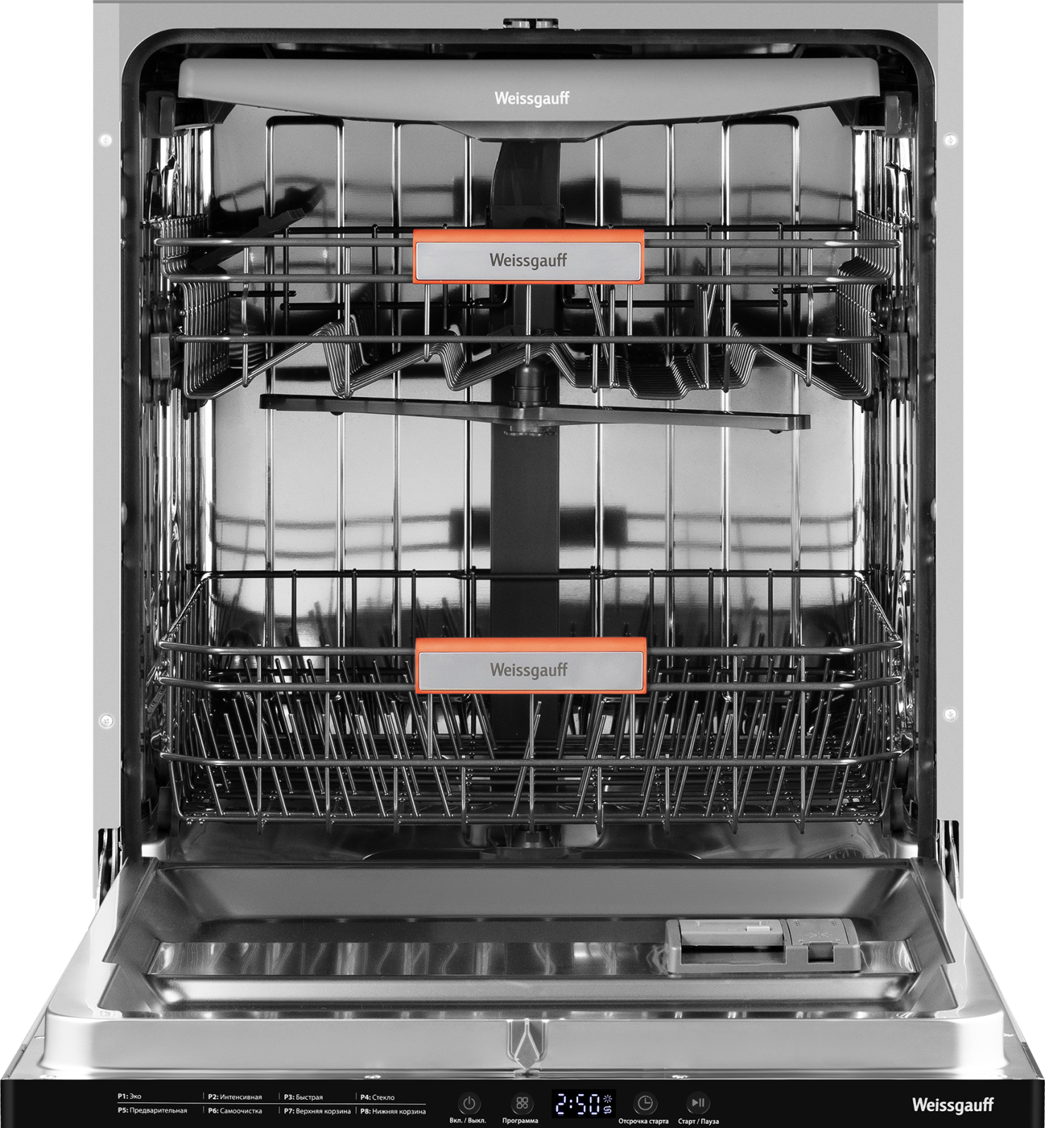 картинка Посудомоечная машина встраиваемая Weissgauff BDW 6038 D Autoopen 