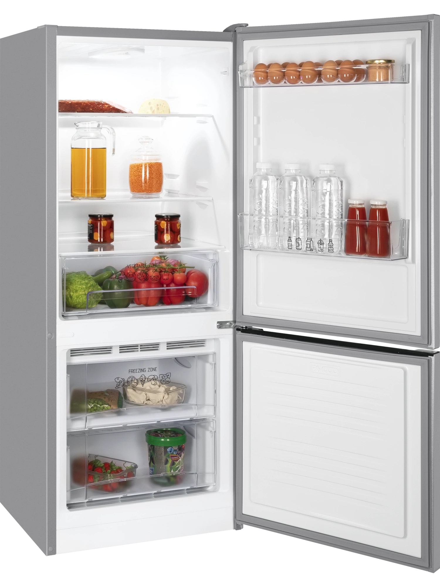 картинка Отдельностоящий холодильник Nord NRB 121 S серебро 