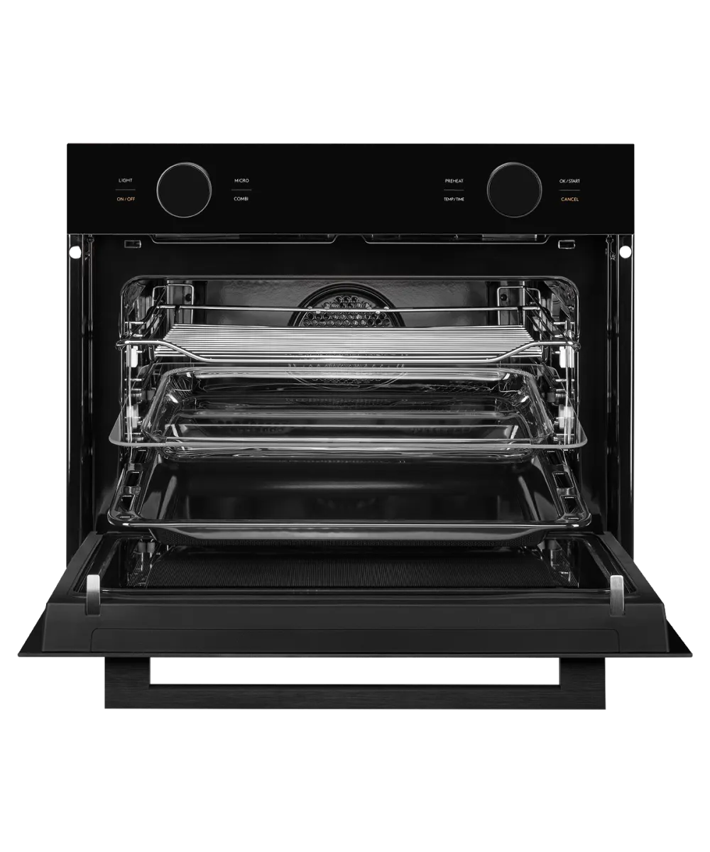 картинка Электрический духовой шкаф с функцией СВЧ Kuppersberg KMW 612 Black 