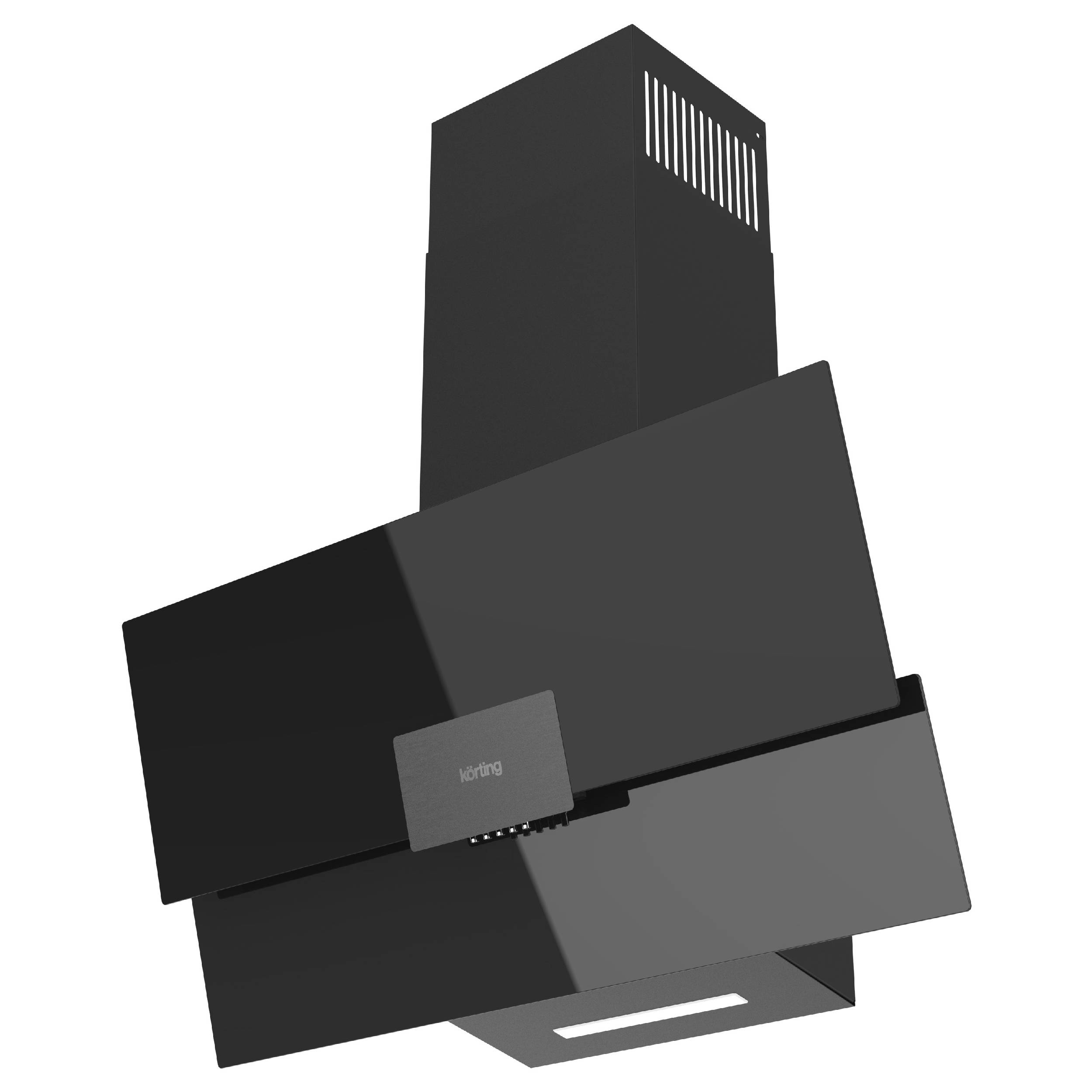 картинка Кухонная вытяжка наклонная Korting KHC 96373 BXGN 