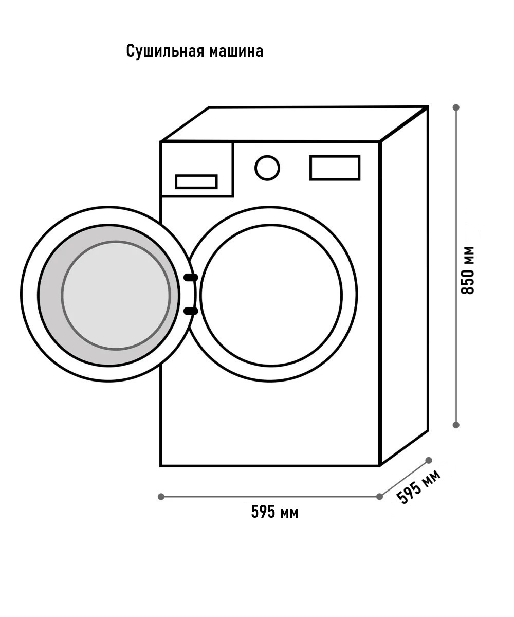 картинка Сушильная машина Kuppersberg DM 610 W 