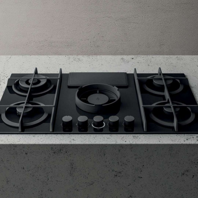 картинка Варочная панель с вытяжкой Elica NIKOLATESLA FLAME BL/F/88  картинка Варочная панель с вытяжкой Elica NIKOLATESLA FLAME BL/F/88