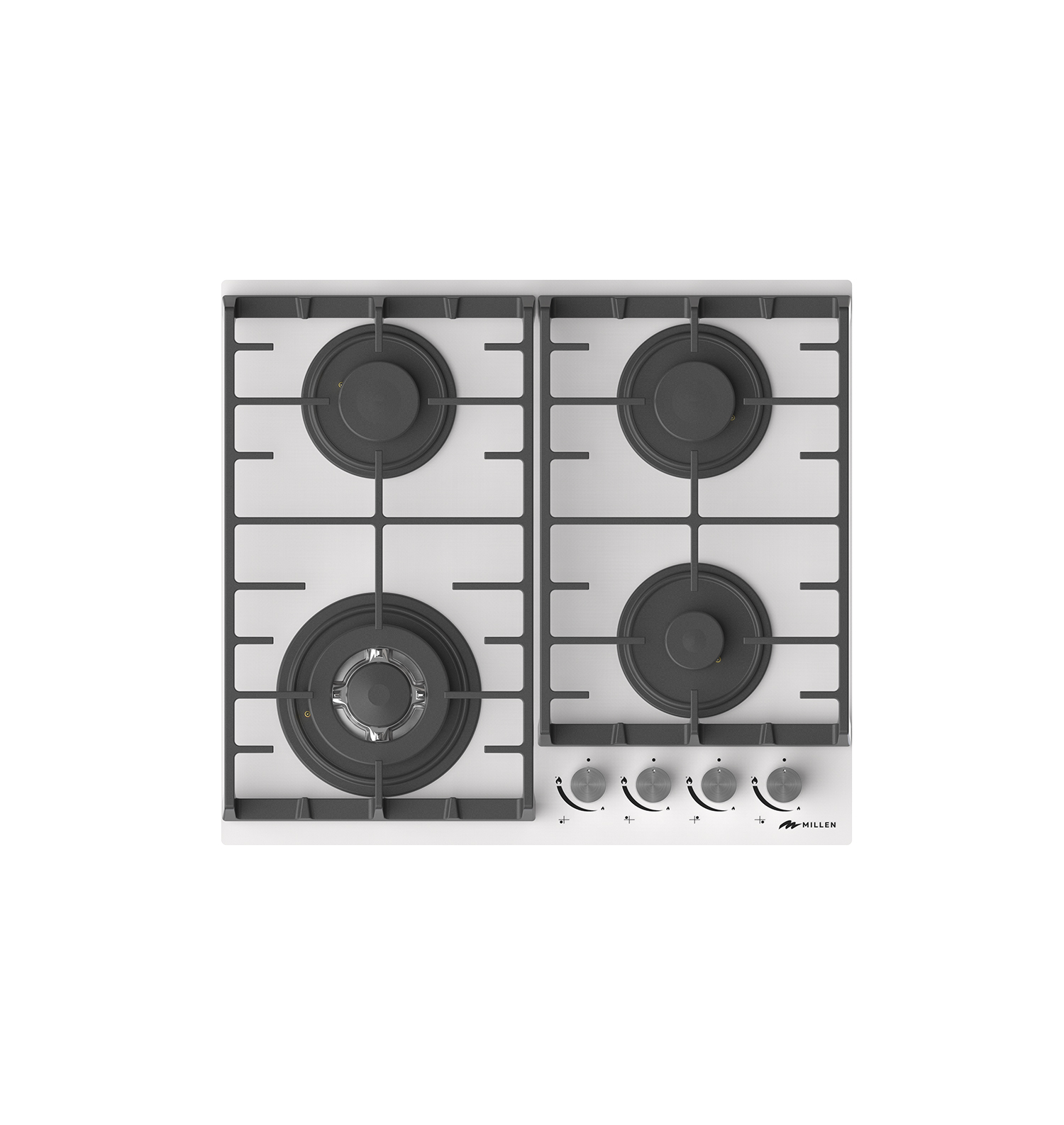 картинка Газовая варочная панель MILLEN MGHG 602 WH 