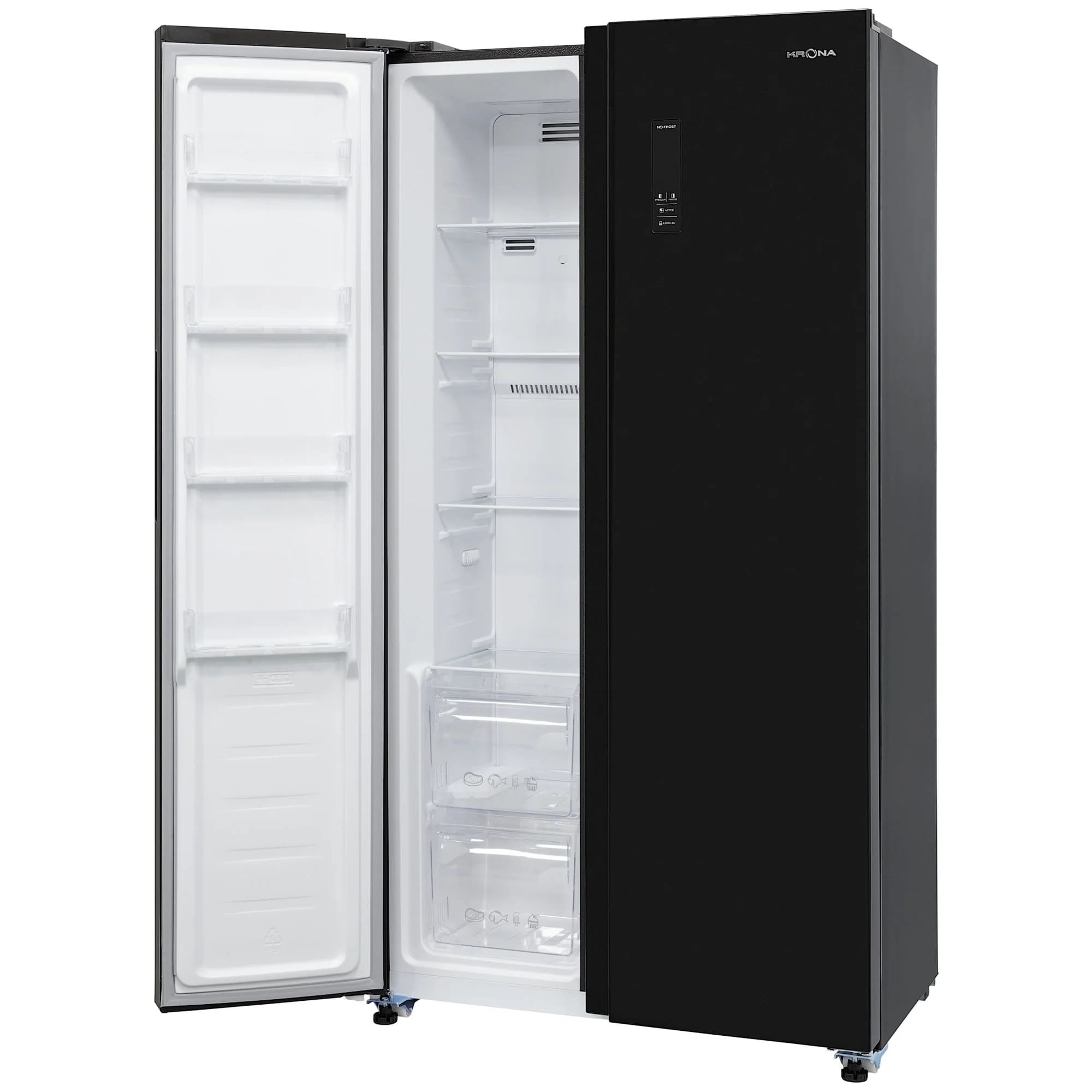 картинка Отдельностоящий холодильник Krona EISKALT 9159 SBS TNF DARK INOX 