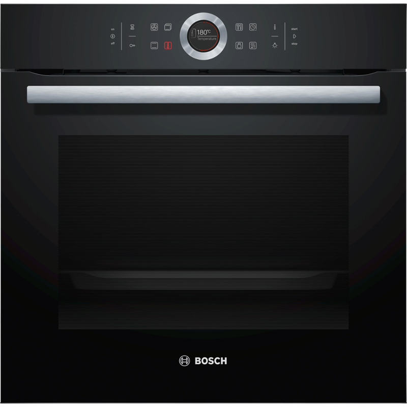 картинка Электрический духовой шкаф Bosch HBG635BB1 черный 