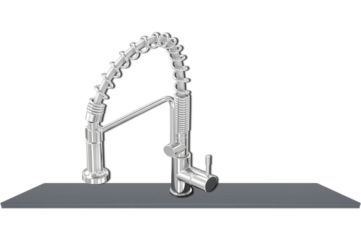 картинка |Discount| Подставка под кран Kit Kraken WING-CREEK графит 