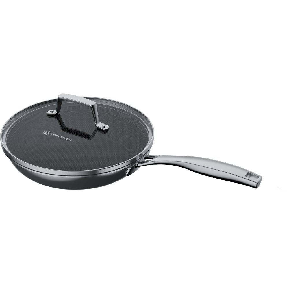 картинка Сковорода с крышкой Omoikiri Furaipan 24 bn 