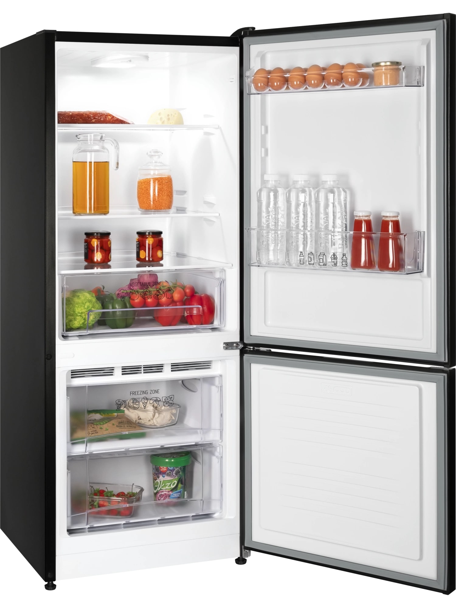 картинка Отдельностоящий холодильник Nord NRB 121 B черный 