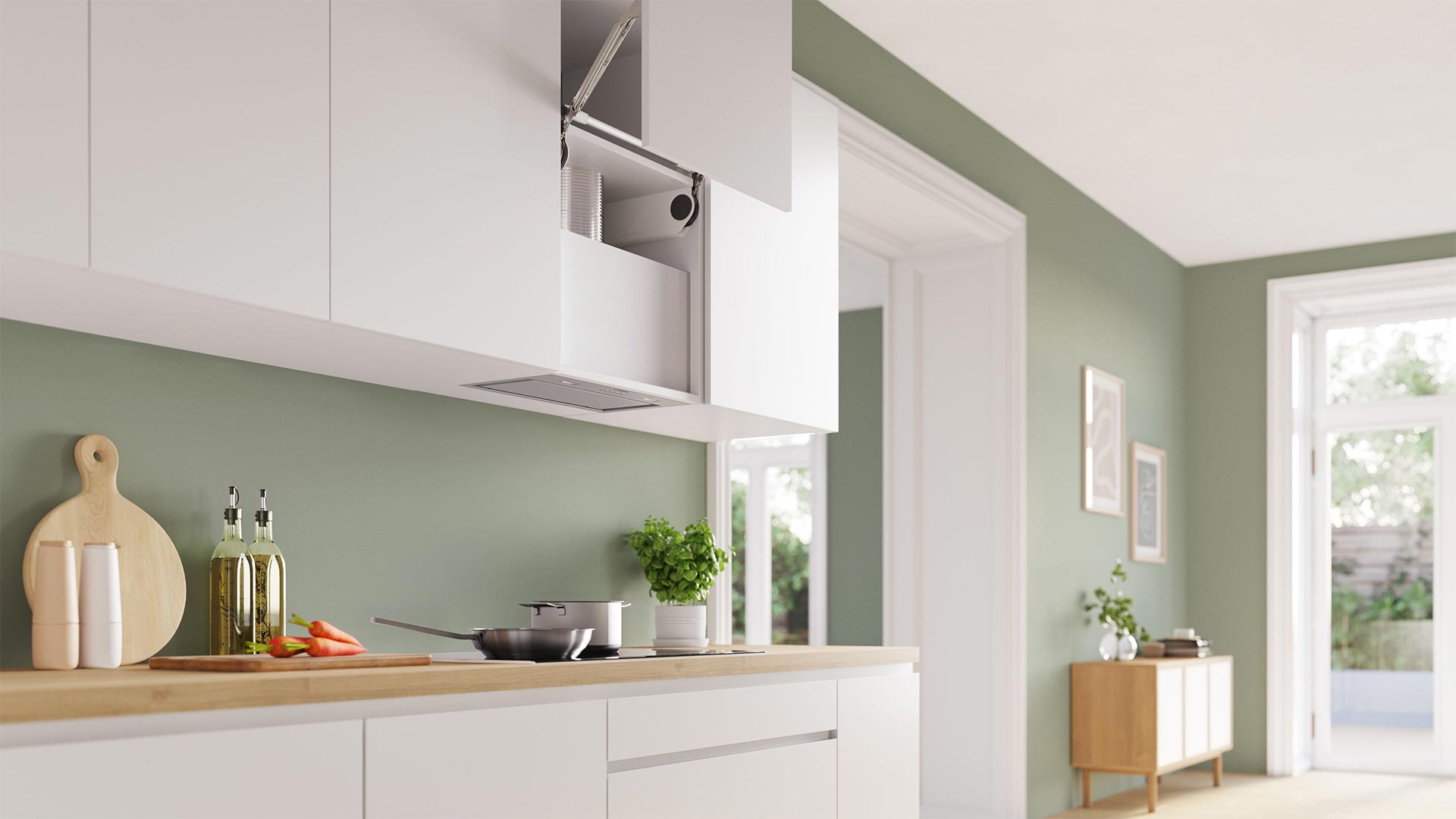 картинка Кухонная вытяжка Bosch DLN56AC50 нержавеющая сталь 