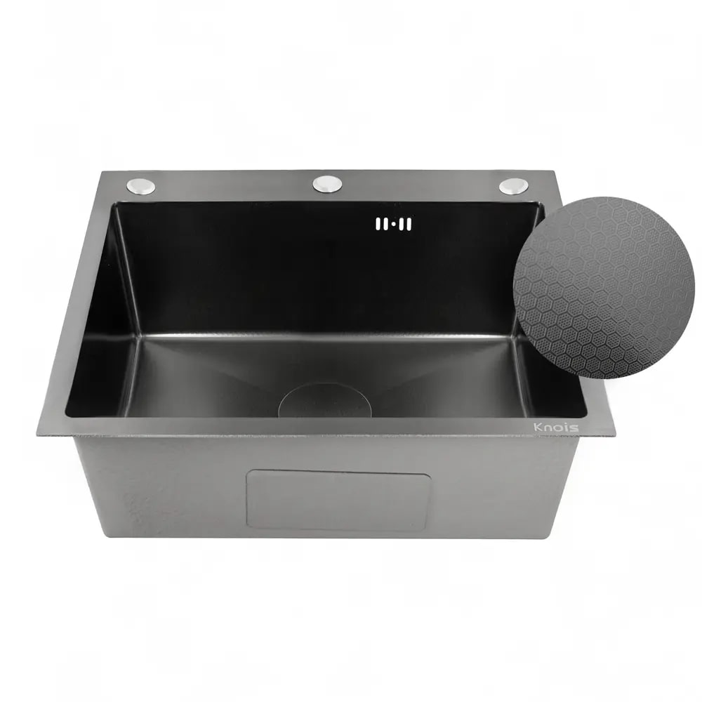 картинка Кухонная мойка Dikalan KN605005 DARK 