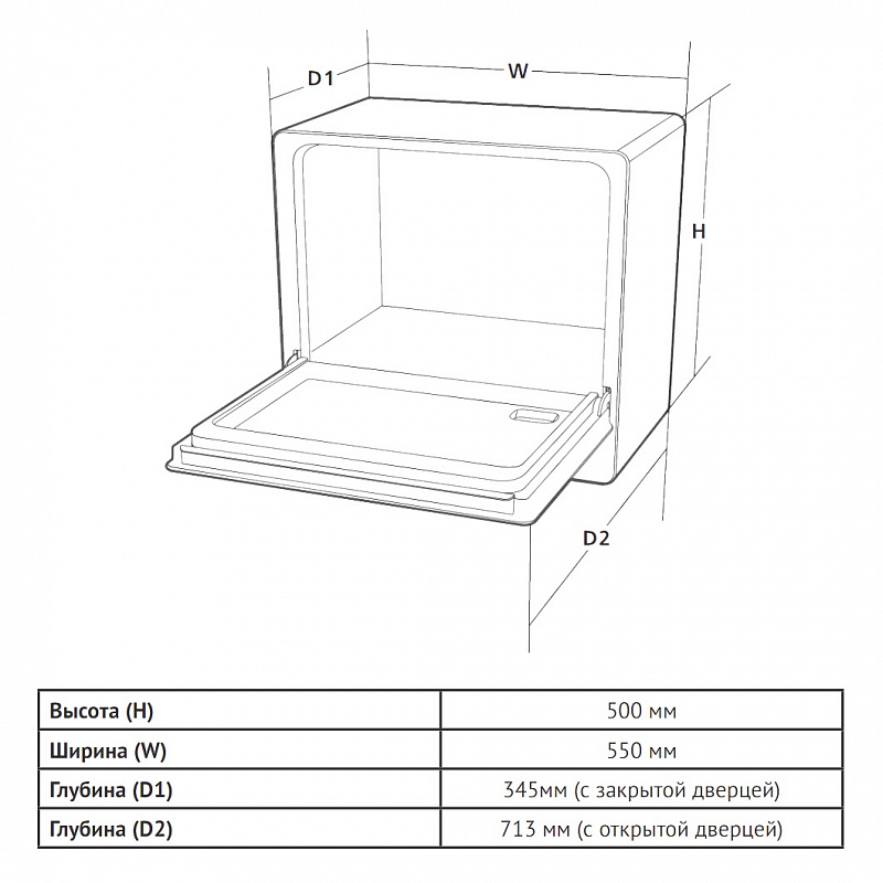 картинка Посудомоечная машина Korting KDF 26630 GW  картинка Посудомоечная машина Korting KDF 26630 GW