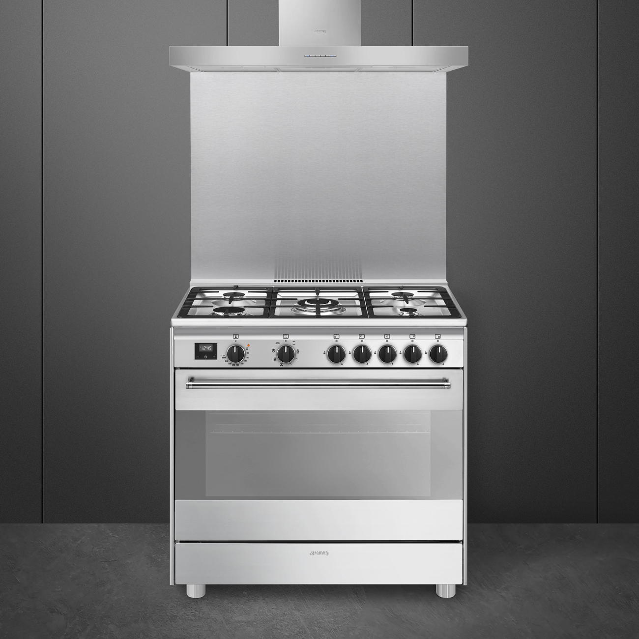 картинка Комбинированная кухонная плита Smeg BG91X2 