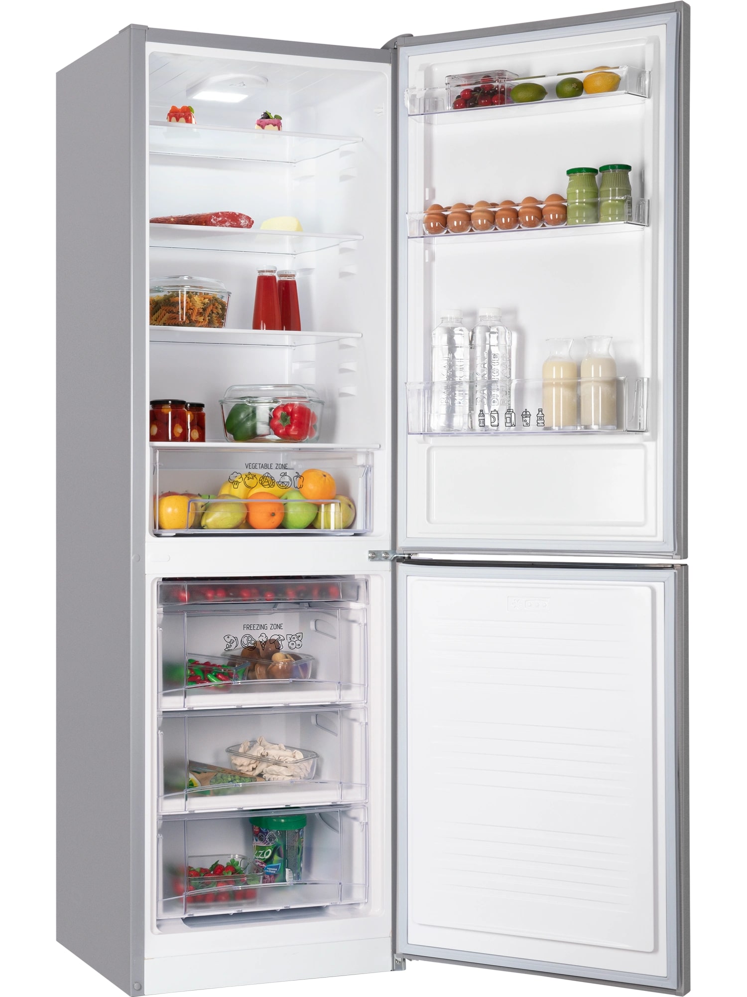 картинка Отдельностоящий холодильник Nord NRB 162NF X нержавеющая сталь 