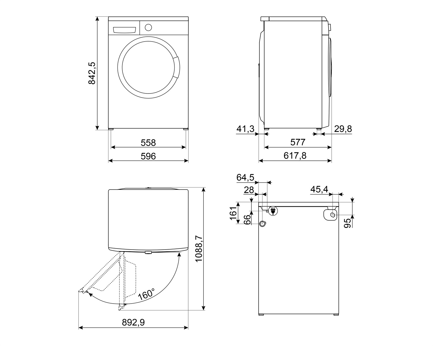 картинка Стиральная машина Smeg WM3T04RU 