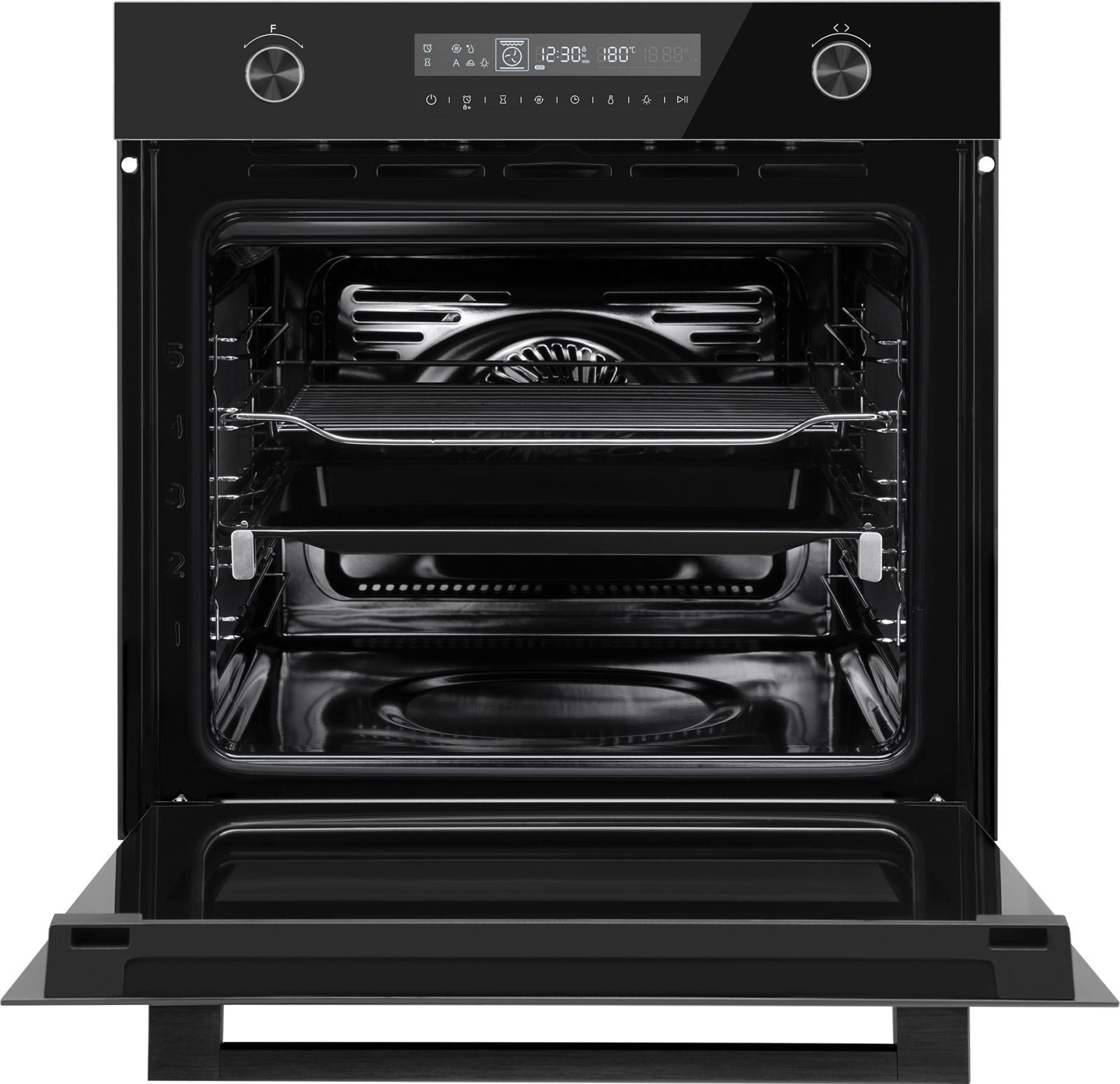 картинка Электрический духовой шкаф Weissgauff EOM 751 PDB Black Edition 