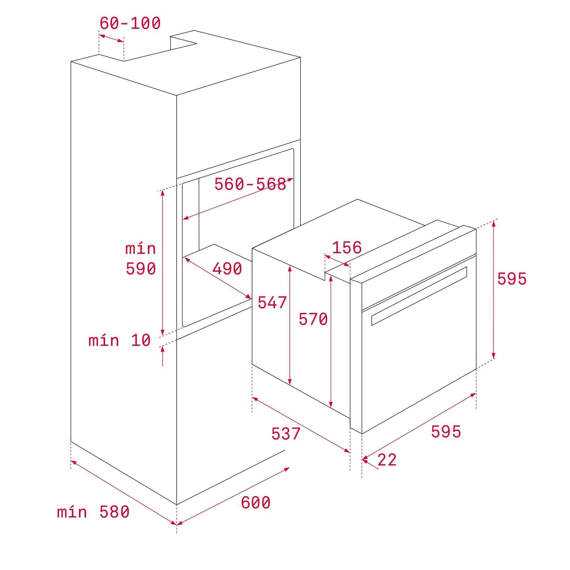 картинка Духовой шкаф Teka HLB 8600 LONDON BRICK 