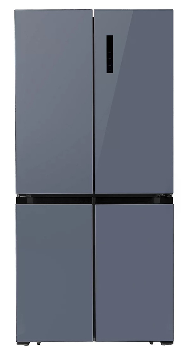 картинка Отдельностоящий холодильник Lex LCD450GbGID сапфир/стекло 