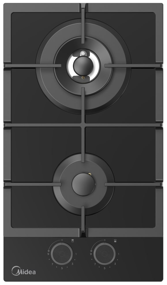 картинка Газовая варочная панель Midea MG3270TGB черная 