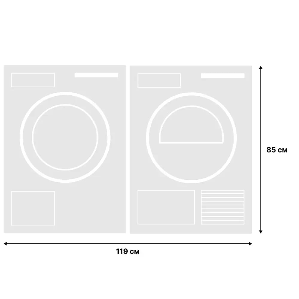 картинка Комплект ASKO Logic 1 (W4086C.W/3 + T408HD.W) 