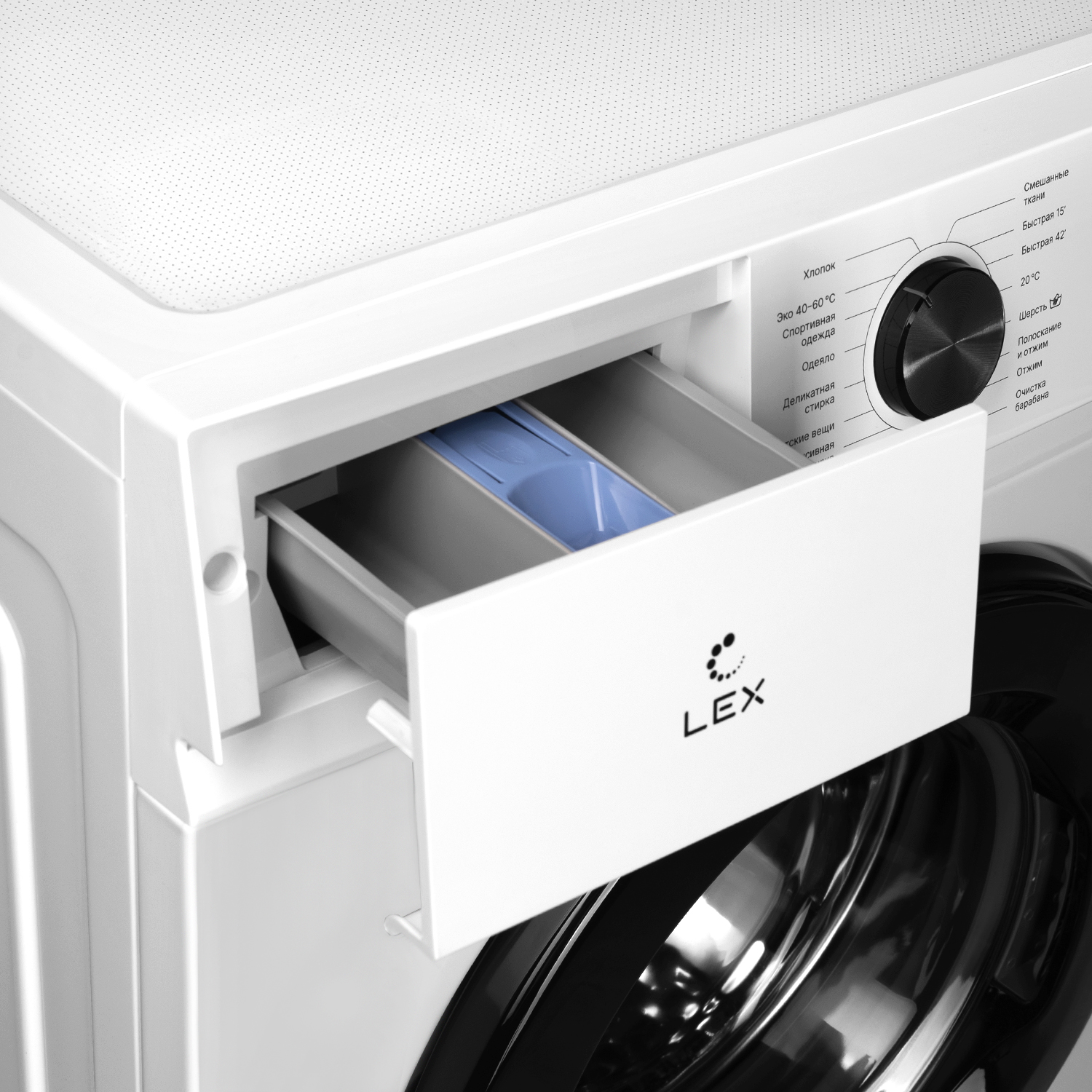 картинка Узкая стиральная машина с паром Lex LWM06010BLIDSMALL 