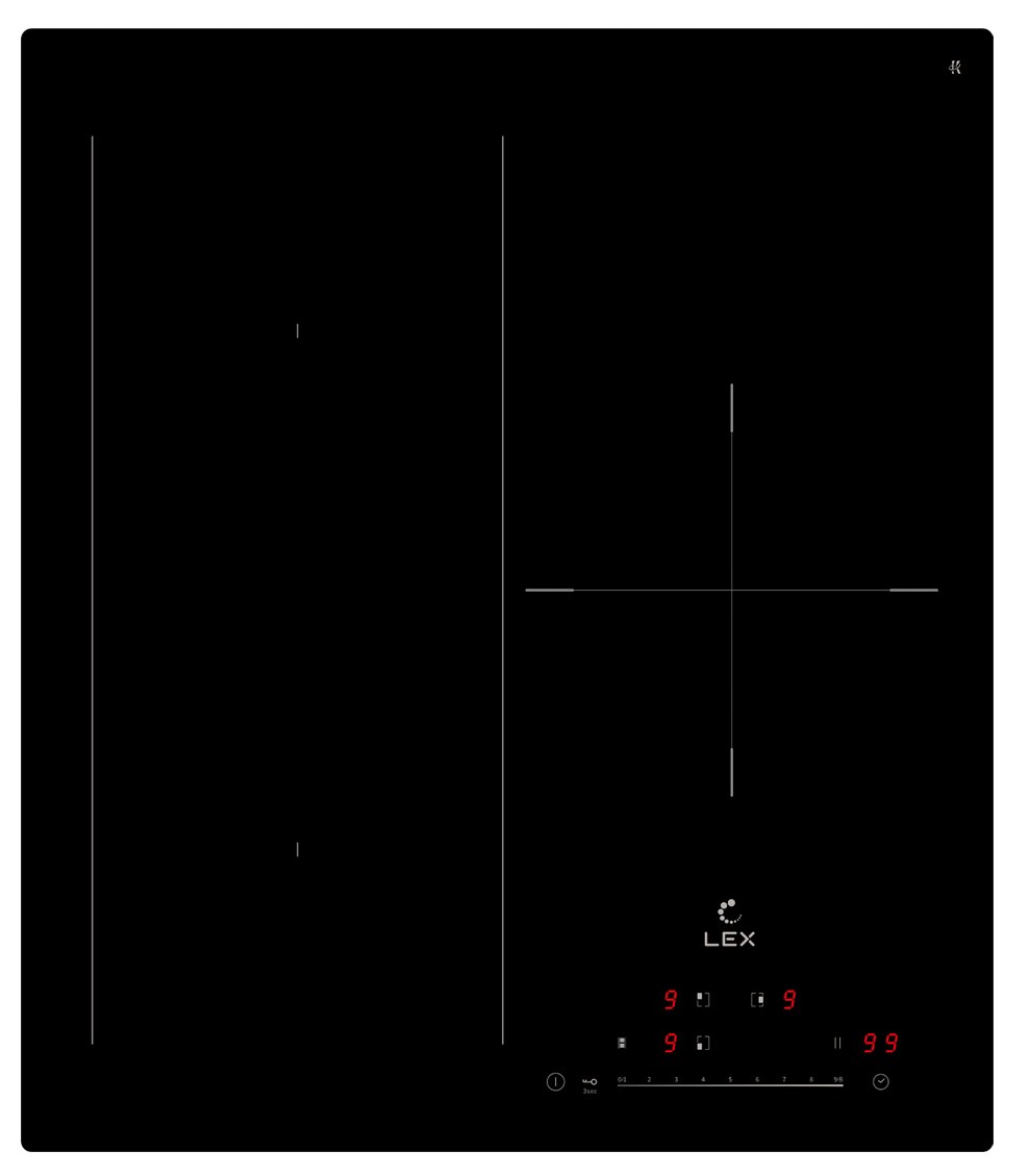 картинка Варочная панель Lex EVI 431A BL 