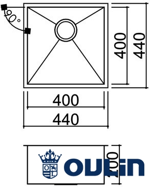 картинка Мойка для кухни Oulin OL-F101 