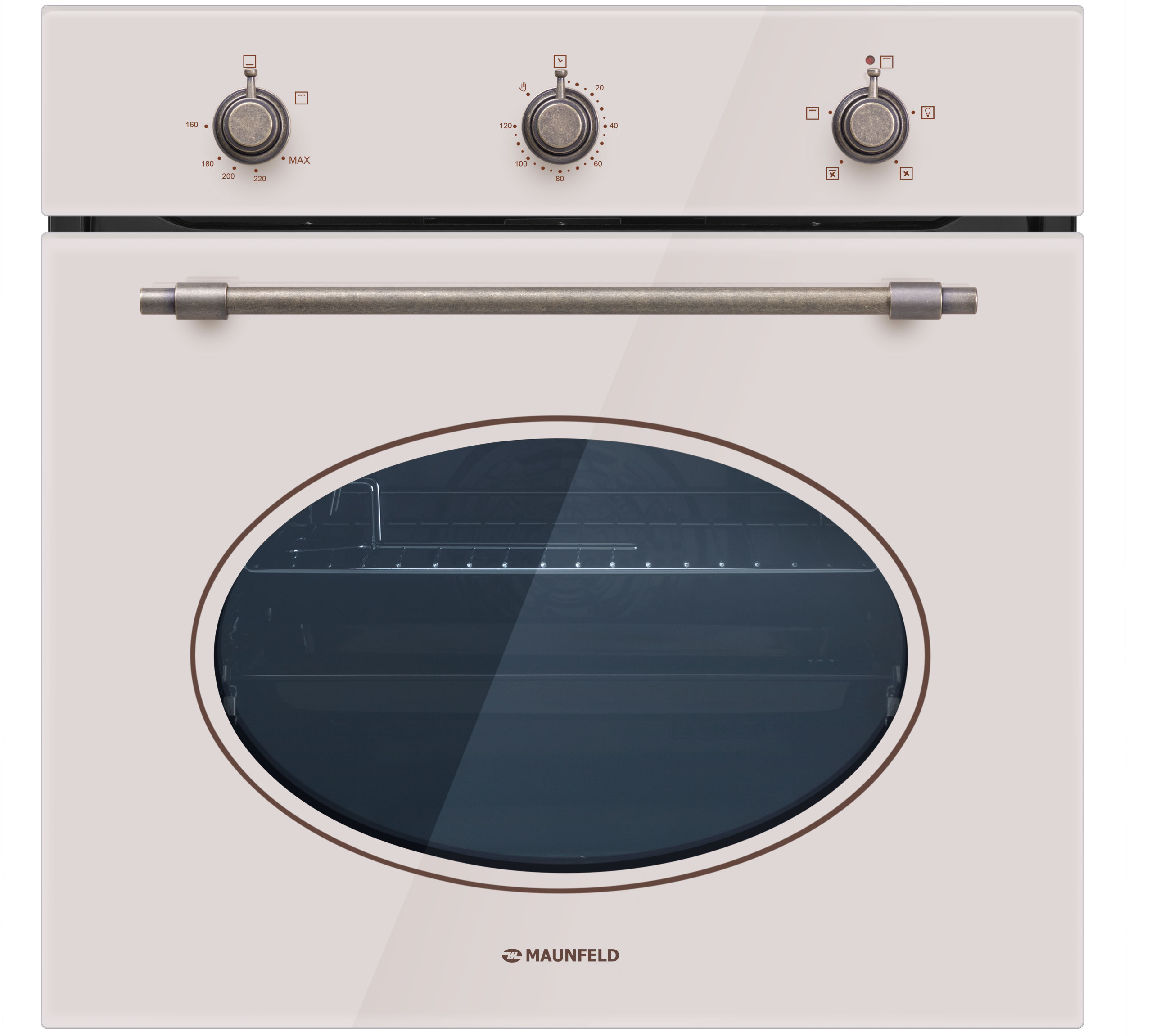 картинка |Discount| Духовой шкаф Maunfeld EOGC604RIB.MT бежевый 