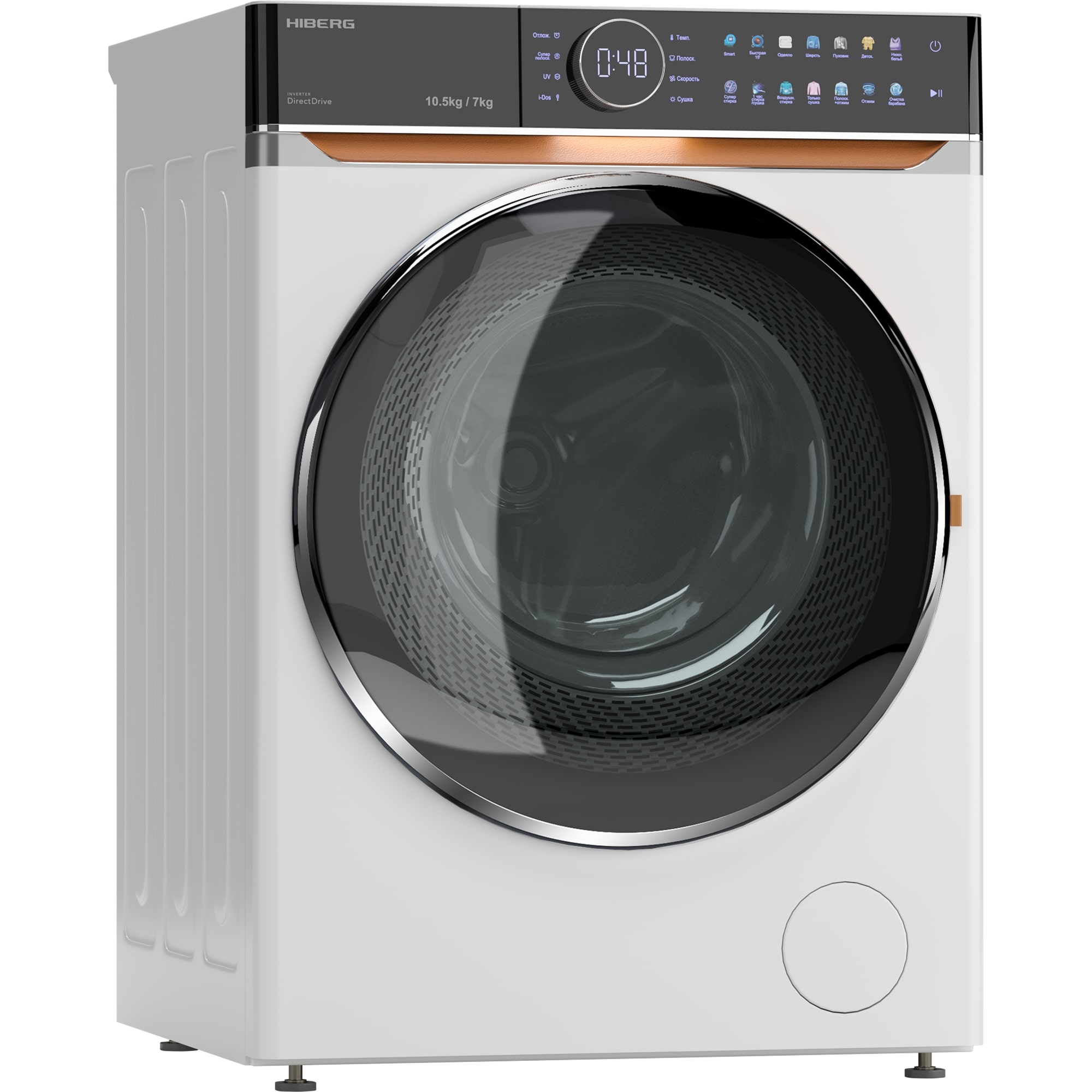 картинка Стиральная машина с сушкой Hiberg I-DDQ10 - 10714 W 